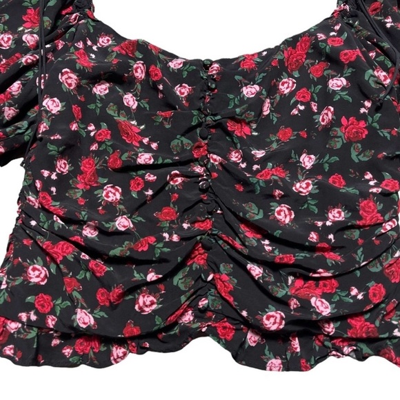 NWOT For Love & Lemons Floral Bustier Top (Size L) - Picture 6 of 11